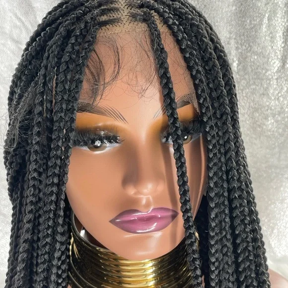 Milan Di HD Full Lace Knotless Box Braid Wig - 36 Inches